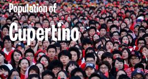 Population of Cupertino, CA