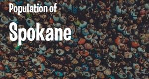 Population of Spokane, WA