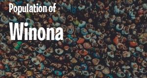 Population of Winona, MS