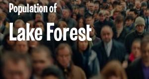 Population of Lake Forest, IL