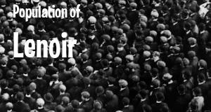 Population of Lenoir, NC