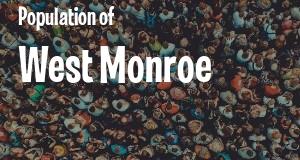 Population of West Monroe, LA