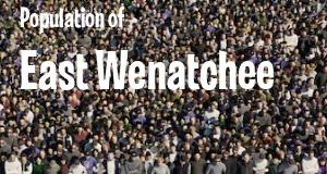 Population of East Wenatchee, WA