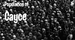 Population of Cayce, SC