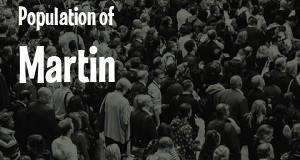 Population of Martin, TN