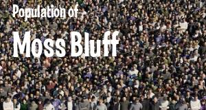 Population of Moss Bluff, LA