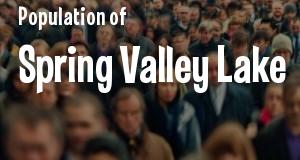 Population of Spring Valley Lake, CA
