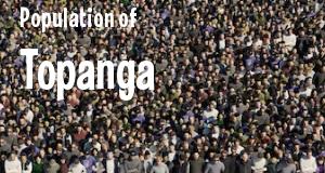 Population of Topanga, CA
