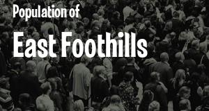 Population of East Foothills, CA