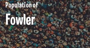 Population of Fowler, CA