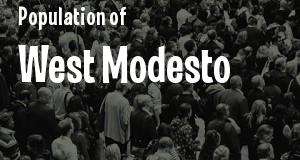 Population of West Modesto, CA