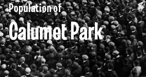 Population of Calumet Park, IL