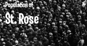 Population of St. Rose, LA