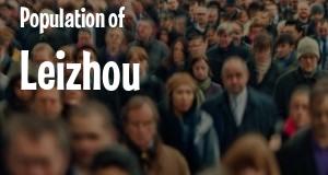 Population of Leizhou