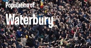 Population of Waterbury, VT