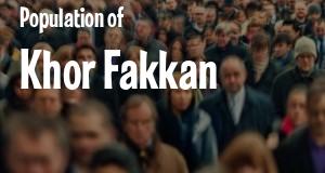 Population of Khor Fakkan