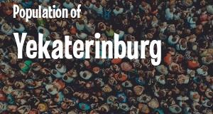 Population of Yekaterinburg
