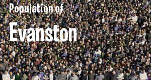 Population of Evanston, IL