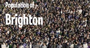 Population of Brighton, CO