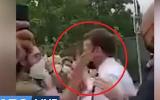 Emmanuel Macron gets slapped while greeting a visitor