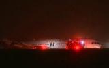 AirCanada plane skids off the runway in Halifax
