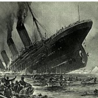 The sinking place of the Titanic photo
